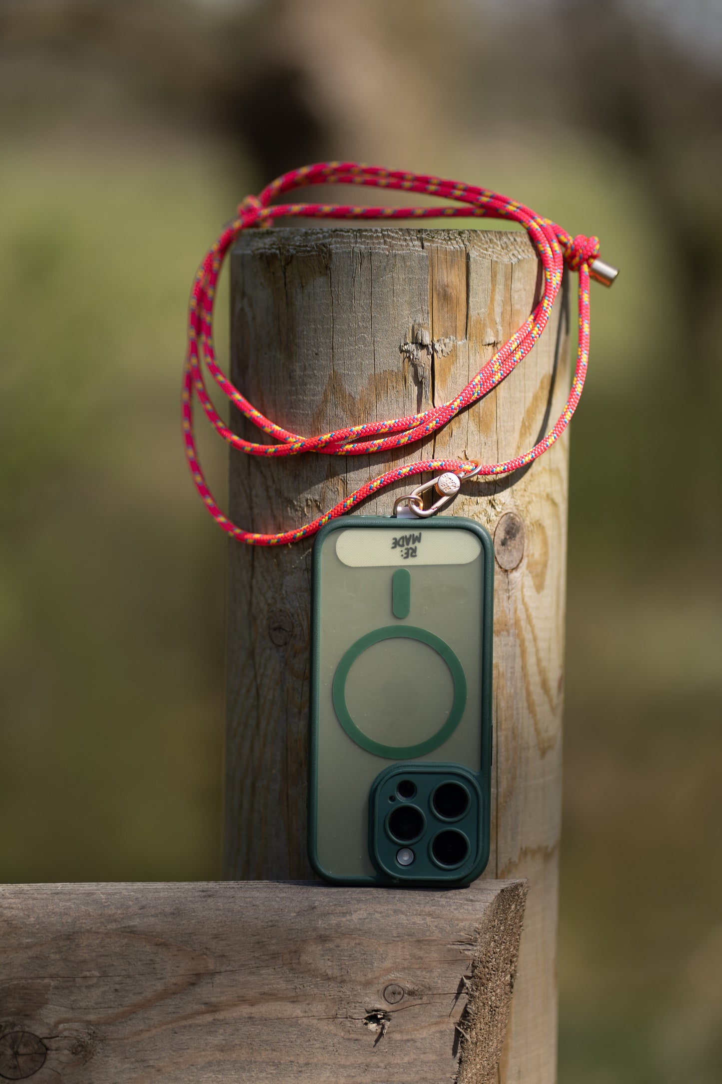 Re:Made Explorer Phone Sling, Beal® Climbing Cord | Catbells Pink