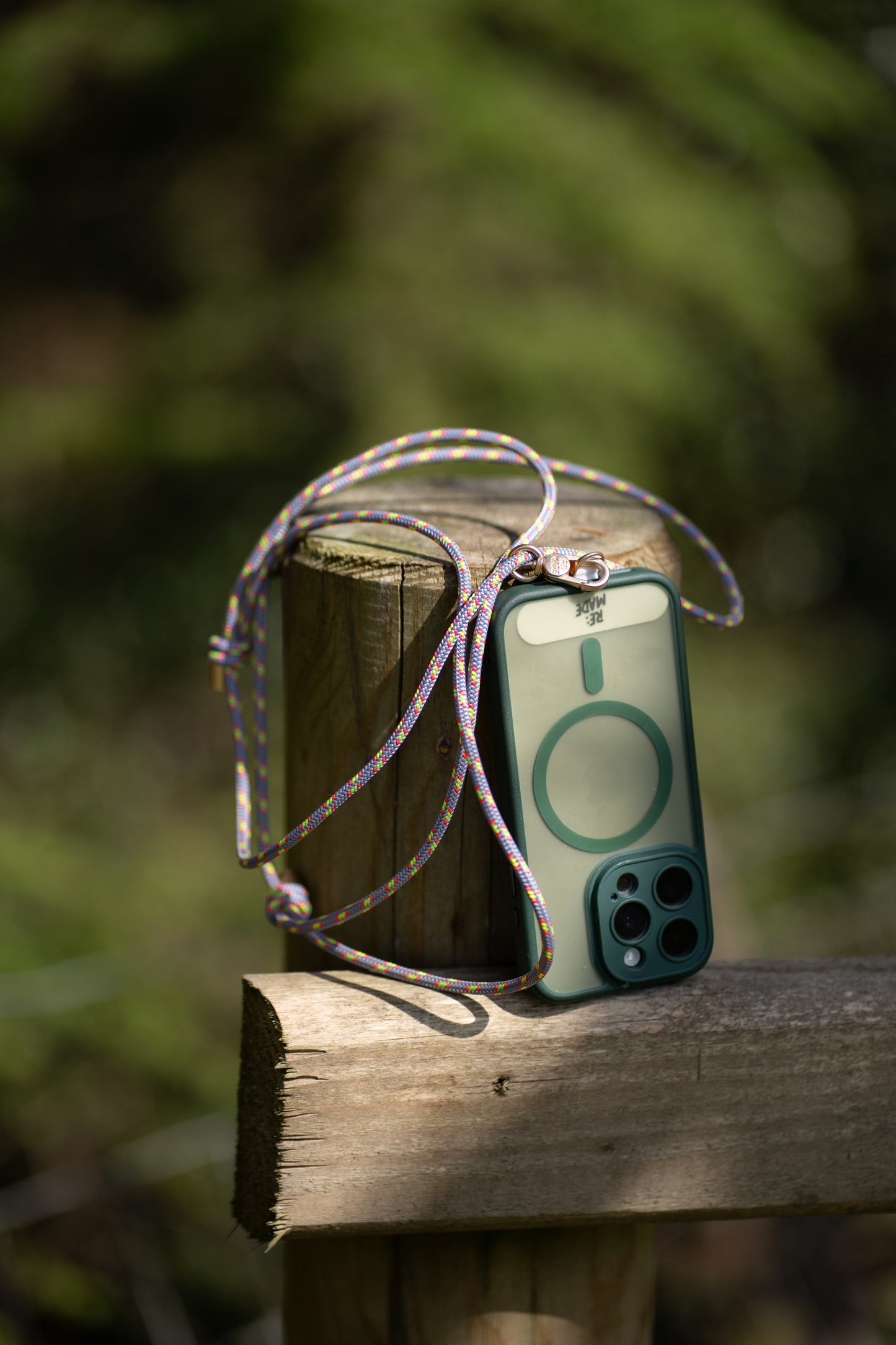 Re:Made Explorer Phone Sling, Beal® Climbing Cord | Helvellyn Lilac