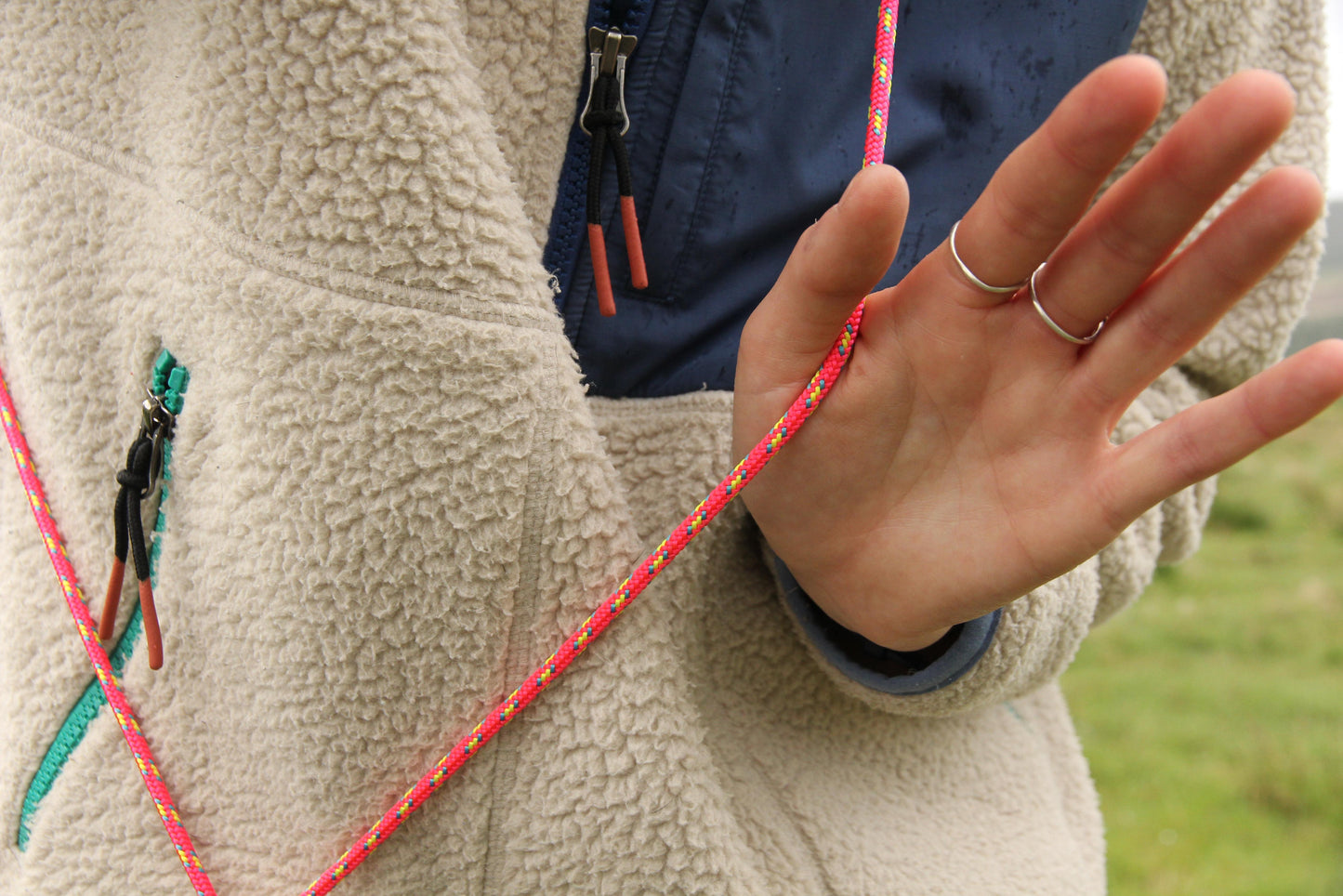Re:Made Explorer Phone Sling, Beal® Climbing Cord | Catbells Pink