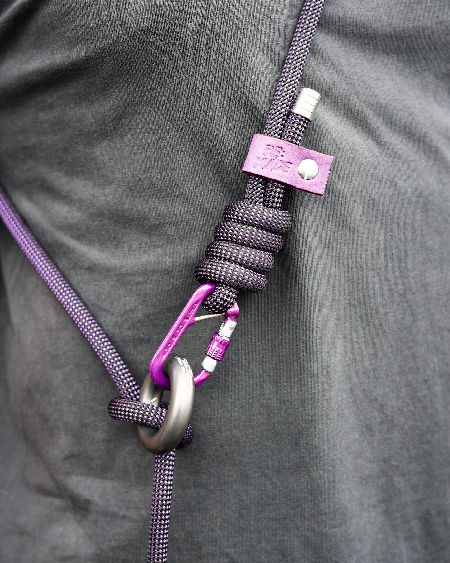 Borealis Purple, Beal® Handsfree Climbing Rope Dog Lead