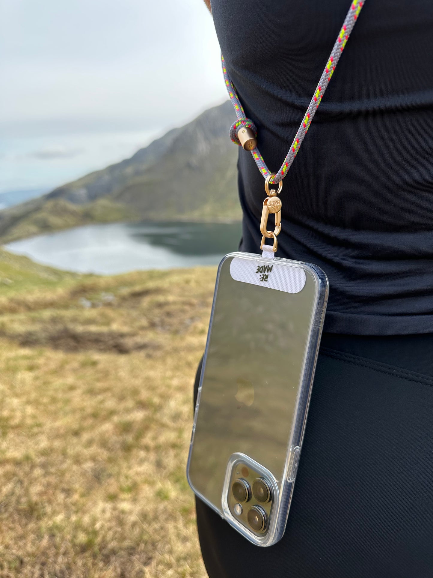 Re:Made Explorer Phone Sling, Beal® Climbing Cord | Helvellyn Lilac