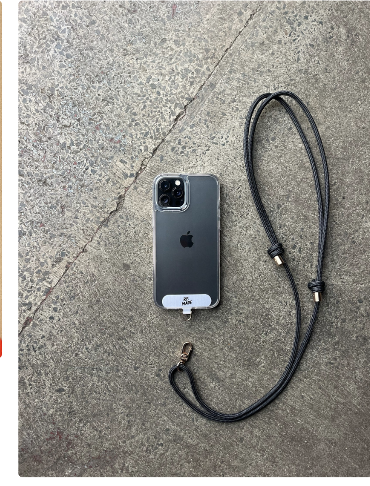Re:Made Explorer Phone Sling, Edelweiss® Climbing Cord | Lilac & Gold
