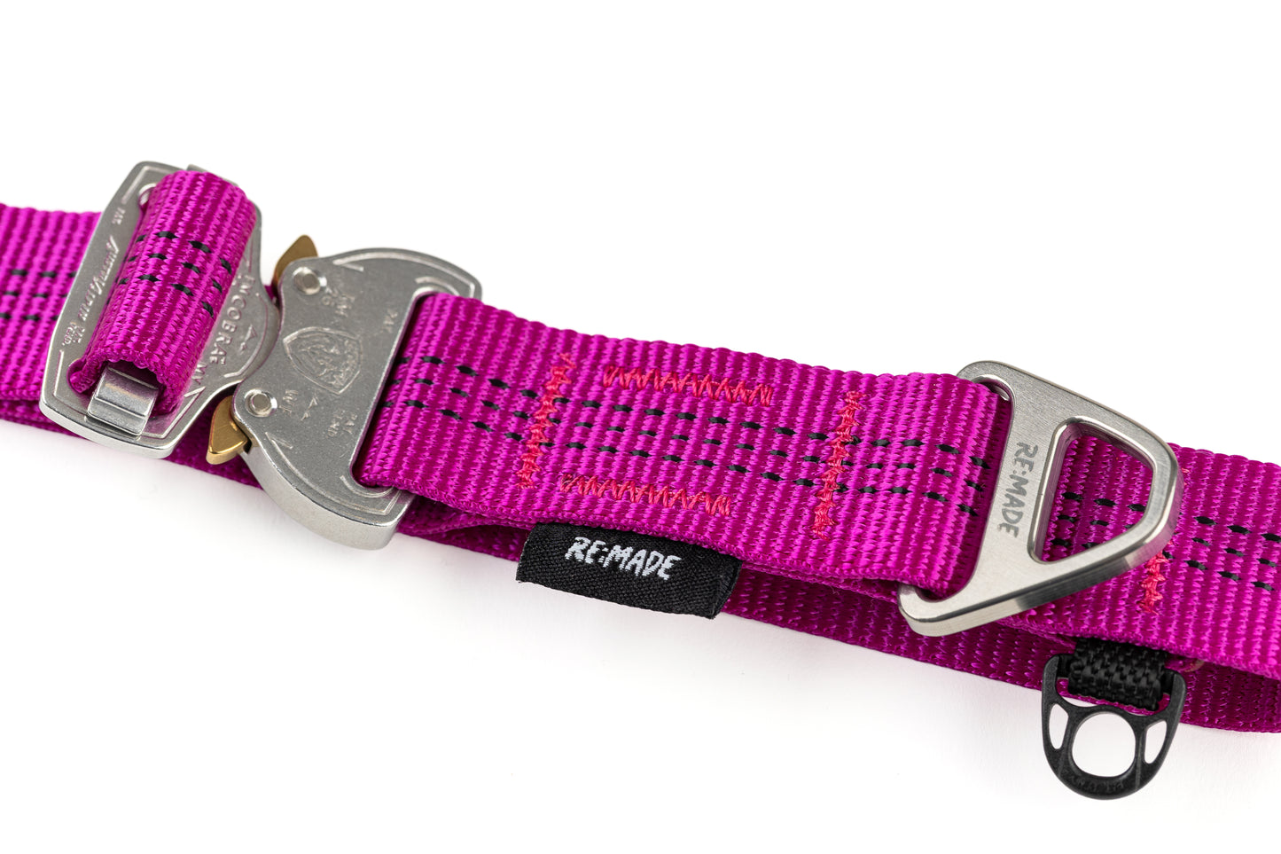 Summit V2 Dog Collar, Beal® Climbing Webbing | Pink