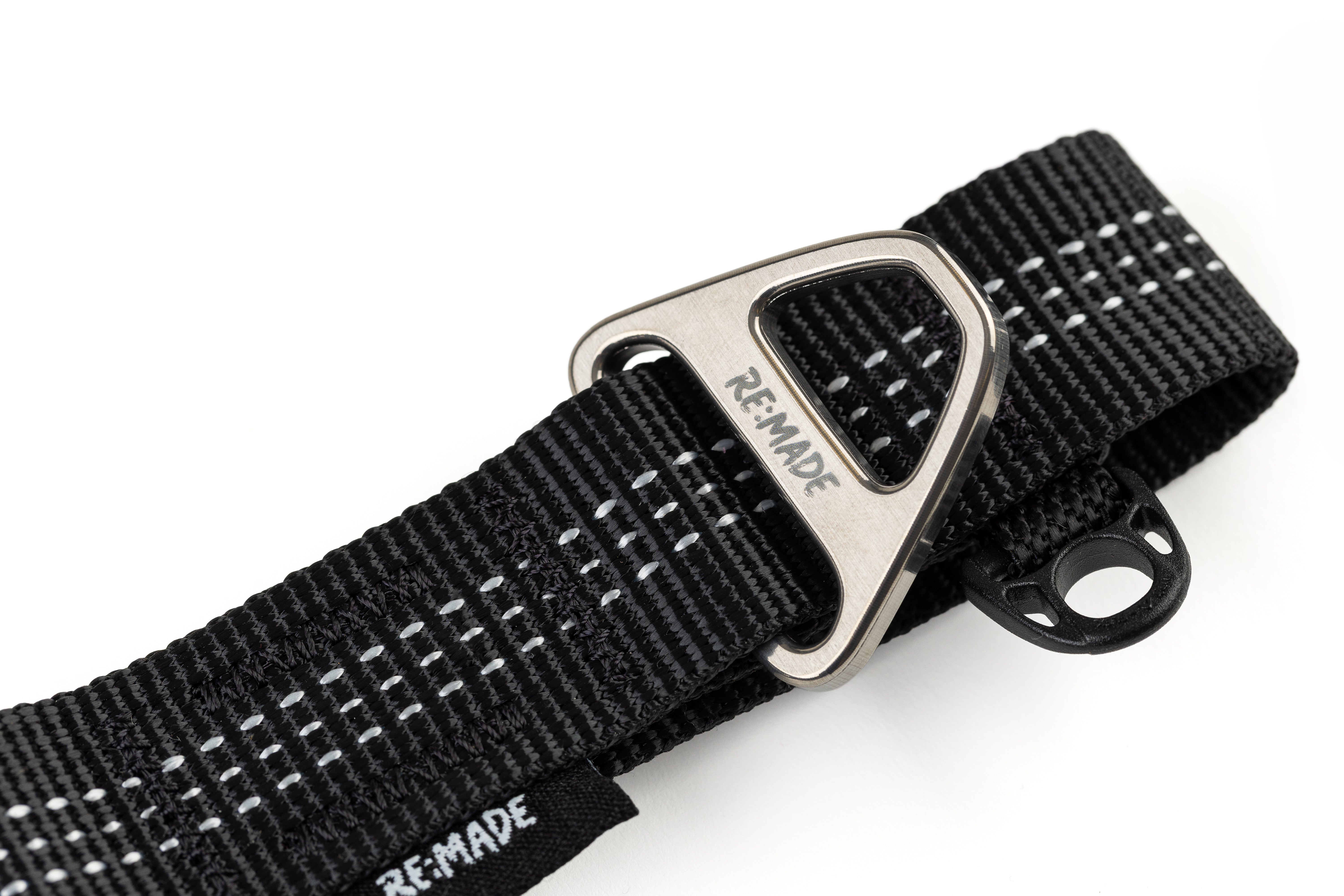 Summit V2 Dog Collar, Beal® Climbing Webbing | Black - Re:Made