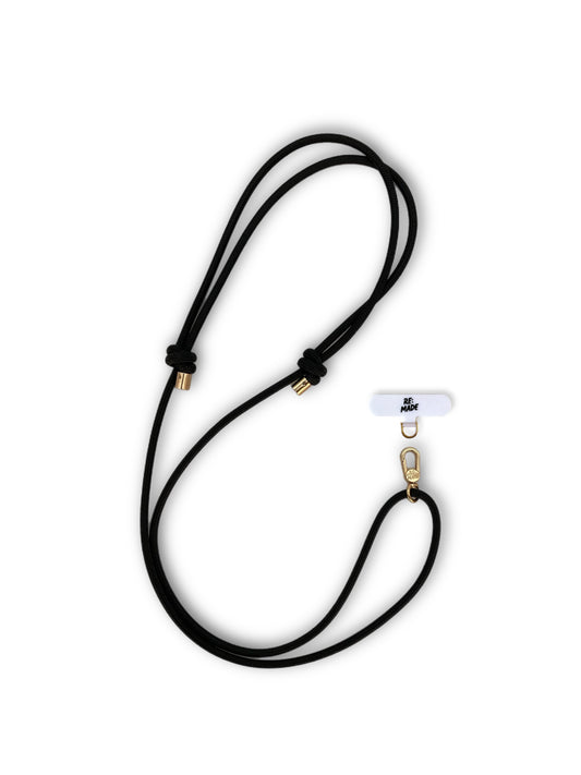 Re:Made Explorer Phone Sling, Edelrid® Climbing Cord | Black & Gold