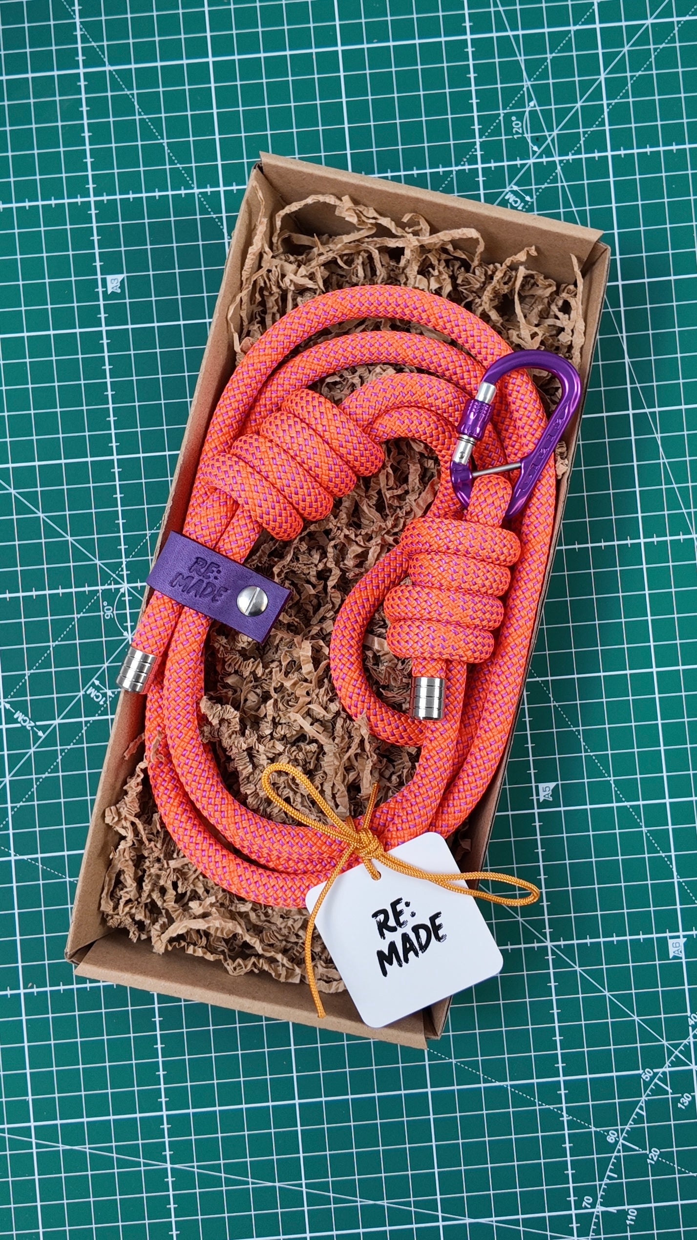 Alpenglow Orange, Mammut® Climbing Rope Dog Lead