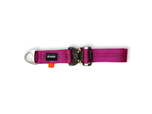 Re:Made Summit Dog Collar, Beal® Climbing Webbing | Pink