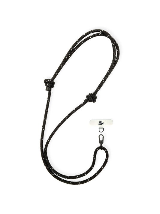 Re:Made Explorer Phone Sling, Tendon® Climbing Cord | Reflective Black