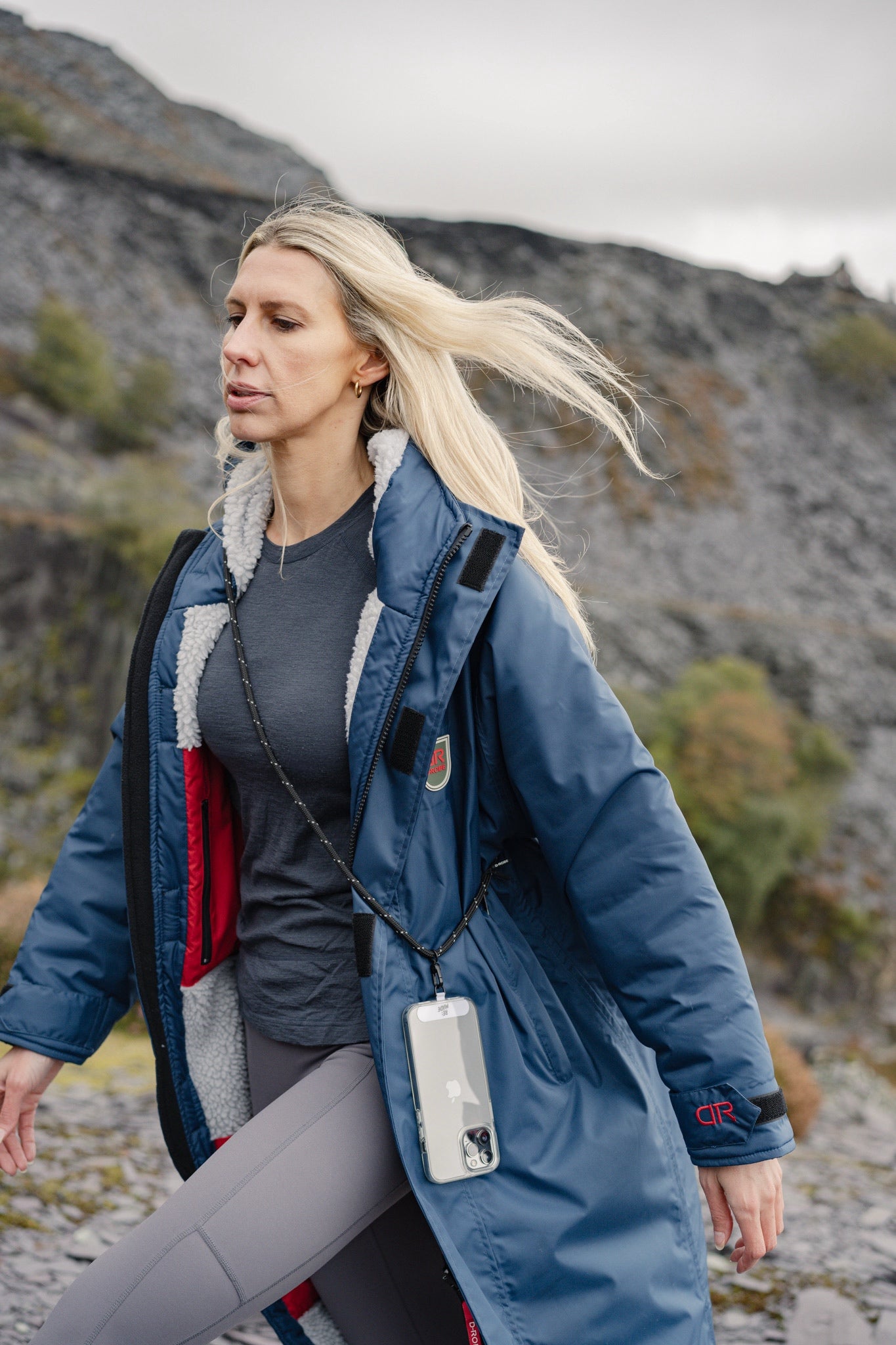 Re:Made Explorer Phone Sling, Tendon® Climbing Cord | Reflective Black