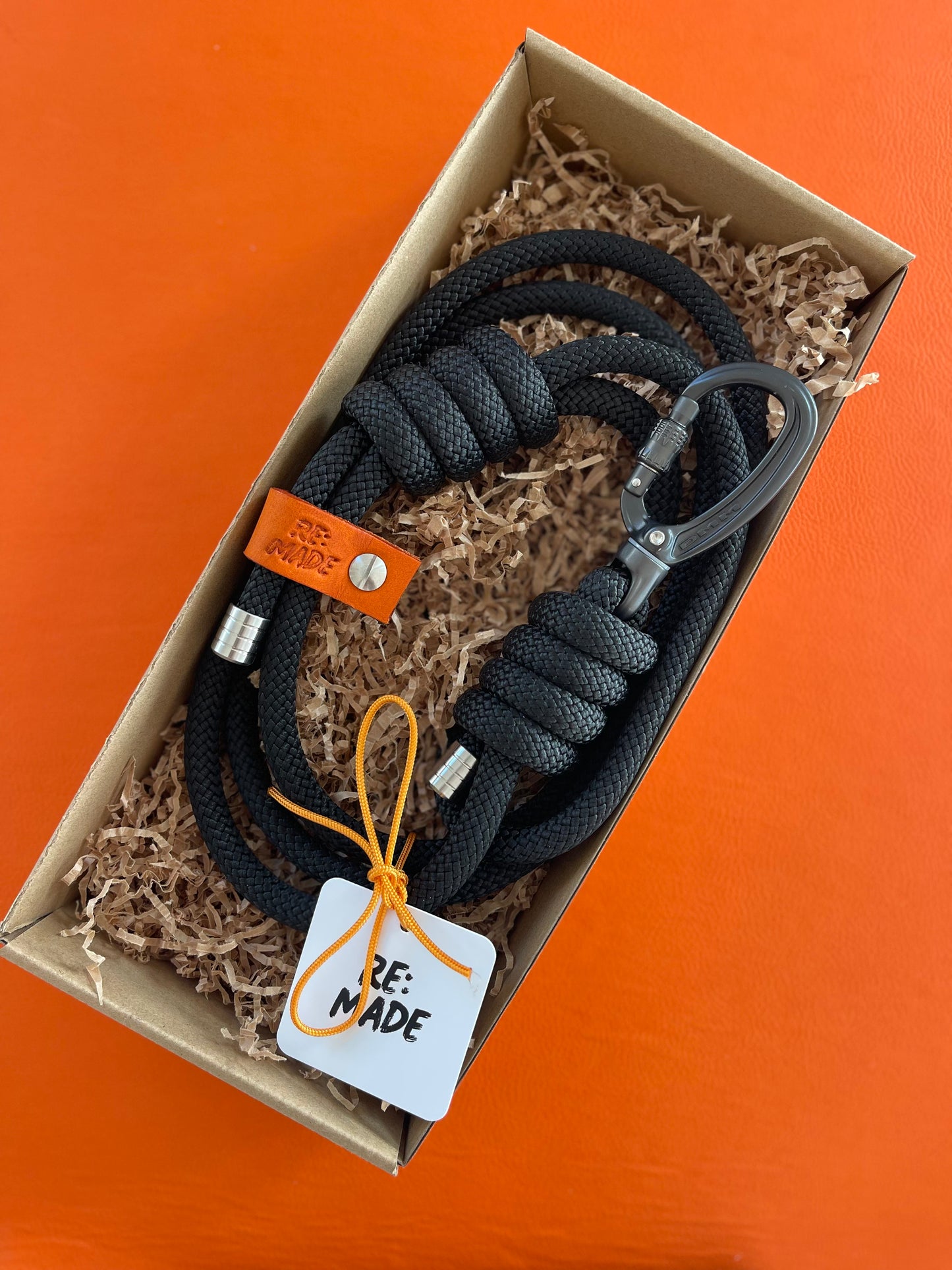 Midnight Black, Tendon® Climbing Rope Dog Lead