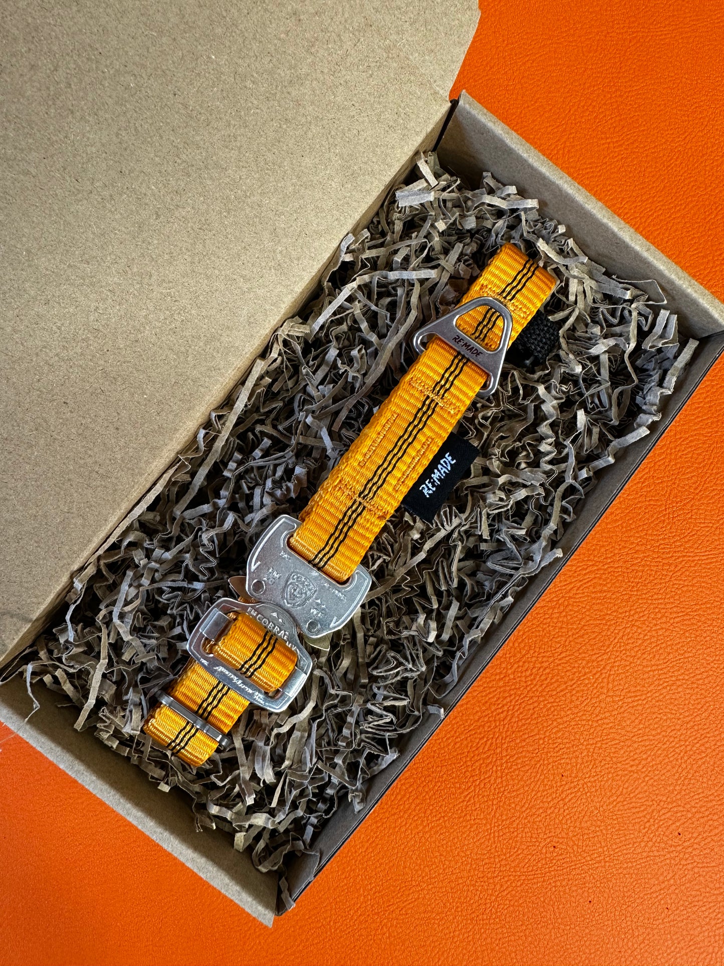 Summit Slim Dog Collar, Orange | Pre-Order, Delivered by 22nd December