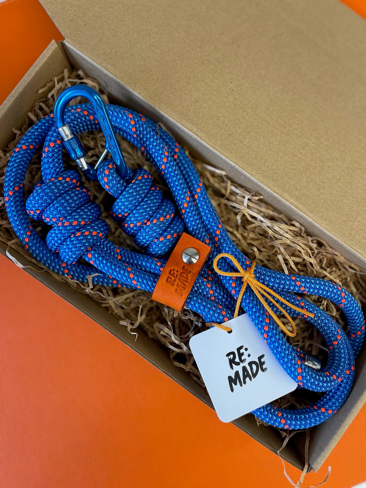 Professional climbing rope, ReMade into quality dog leads. – Re:Made