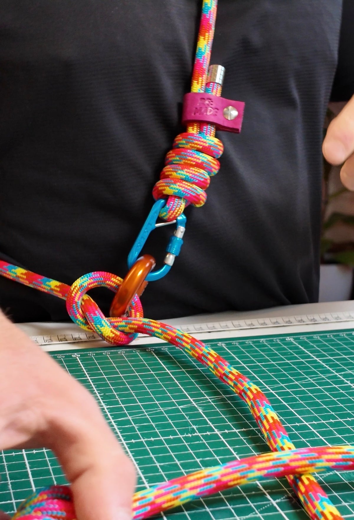 Rainbow, Tendon® Handsfree Climbing Rope Dog Lead