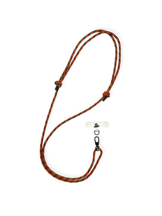 Re:Made Borrowdale Ochre Explorer Phone Sling handmade using premium Mammut climbing cord