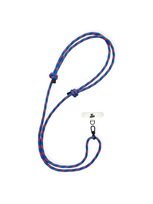 Re:Made Highline Blue Explorer Phone Sling handmade using premium Mammut climbing cord