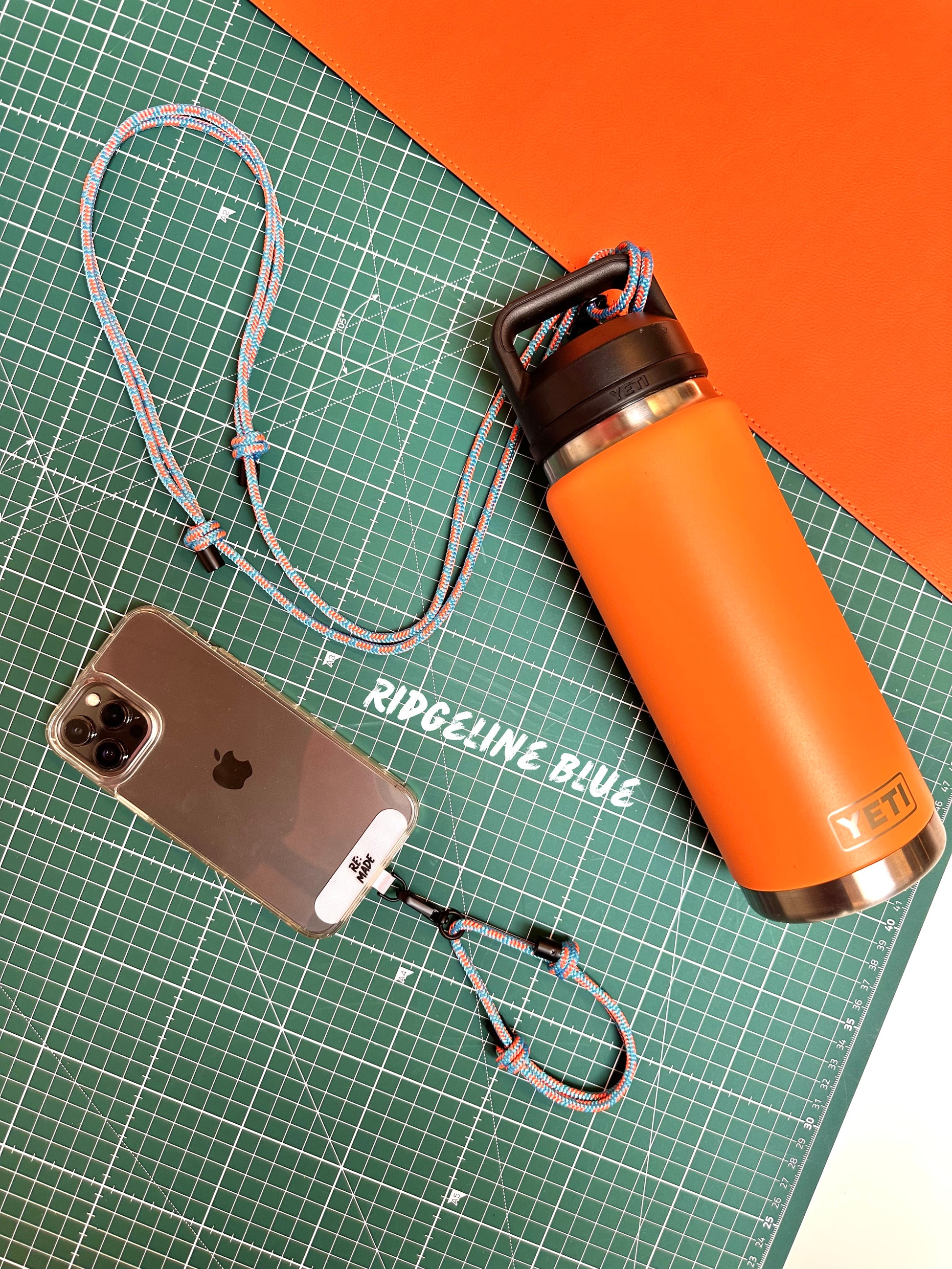 Re:Made phone lanyard designed for iPhone users with secure crossbody fit