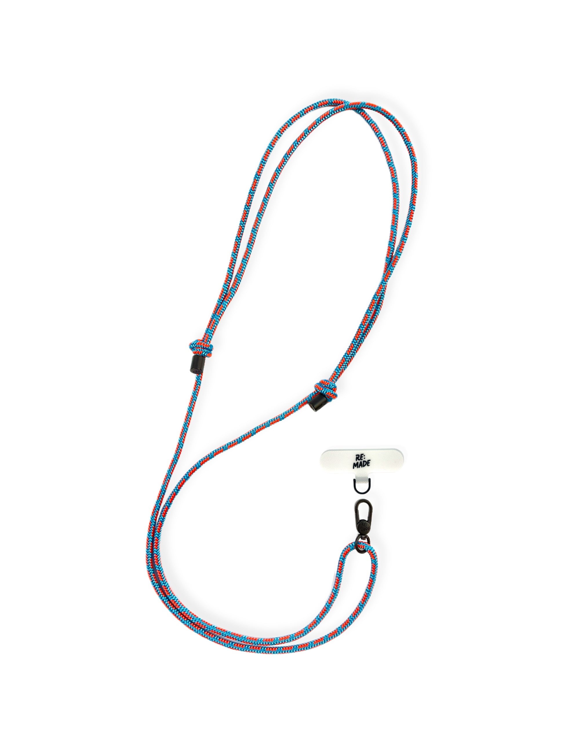 Re:Made Ridgeline Blue Explorer Phone Sling handmade using premium Mammut climbing cord