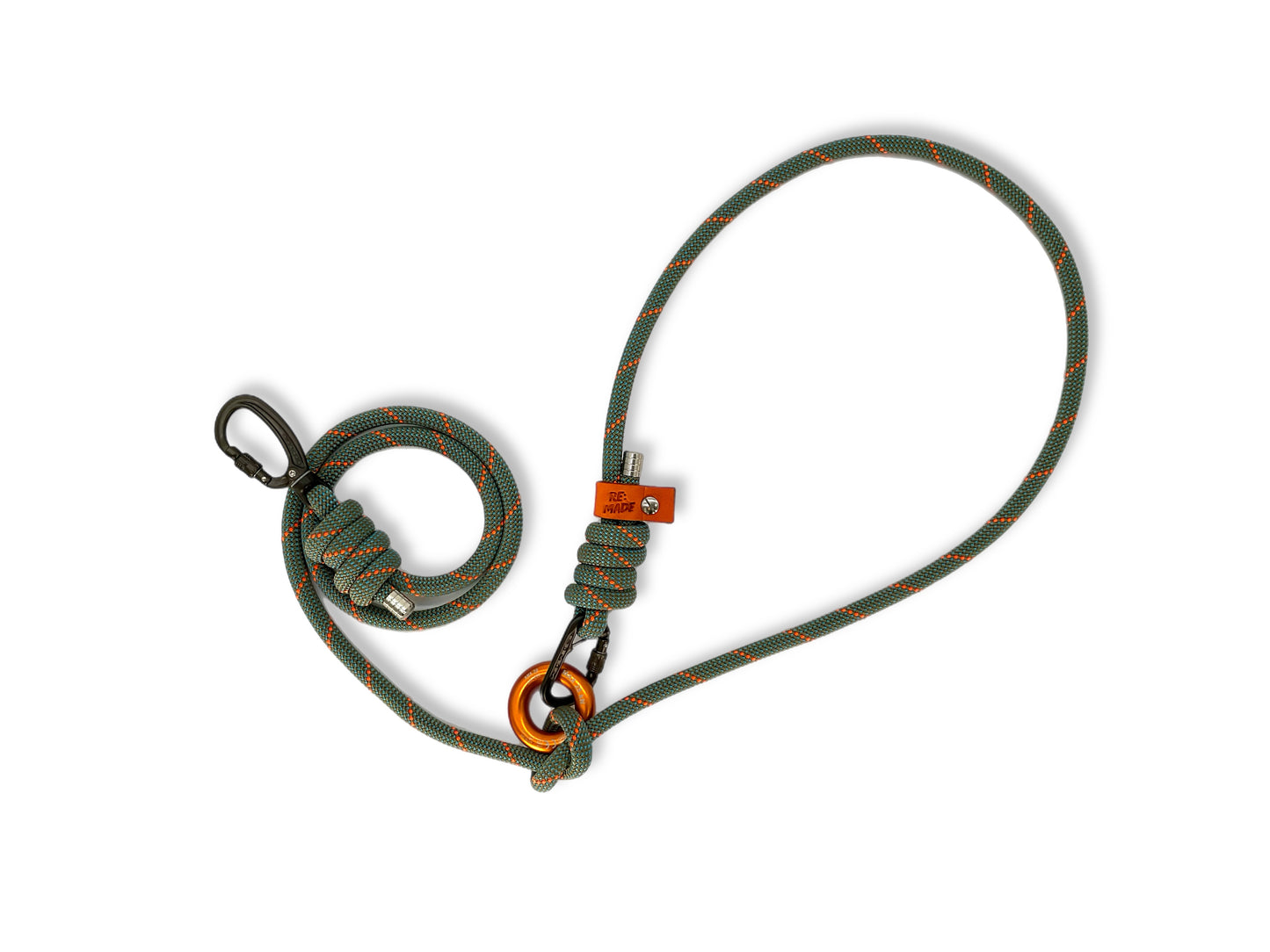 remade crossbody handsfree climbing rope dog lead