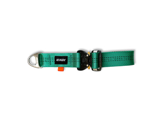 Re:Made Summit Dog Collar, Beal® Climbing Webbing | Green